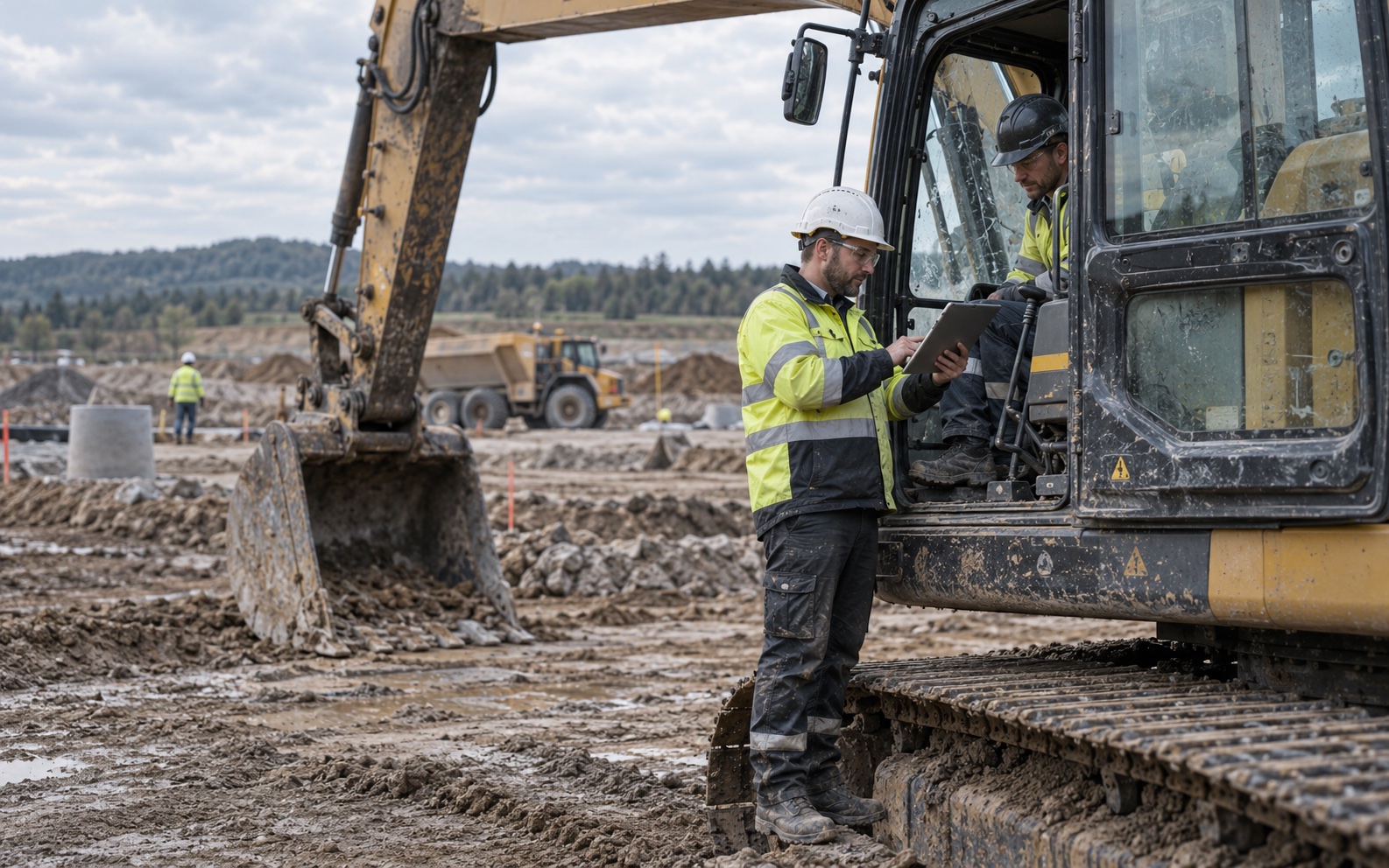 Rugged vehicle computers for construction machinery: a T8 excavator application
