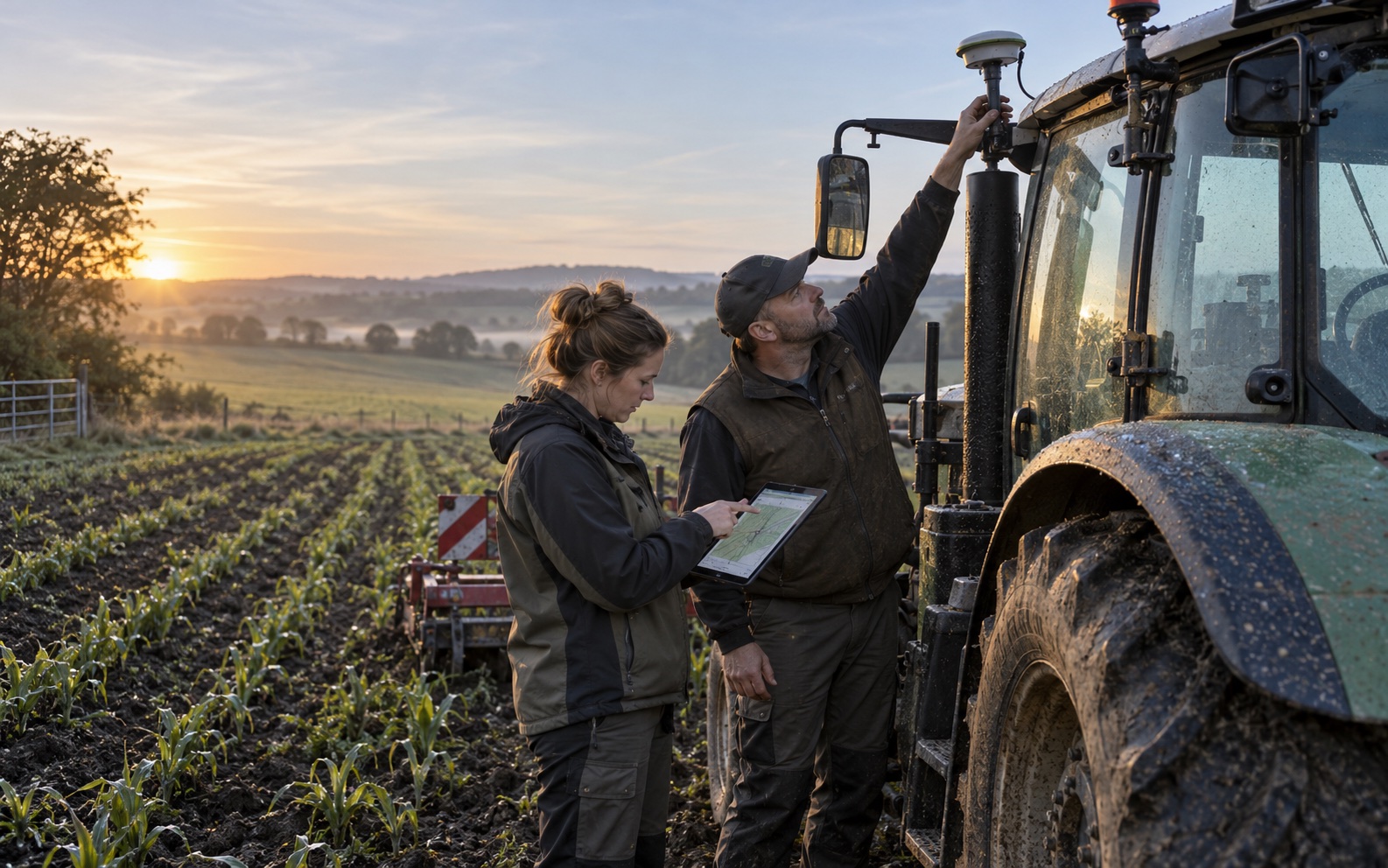 Vehicle computers for precision agriculture: design around the working day