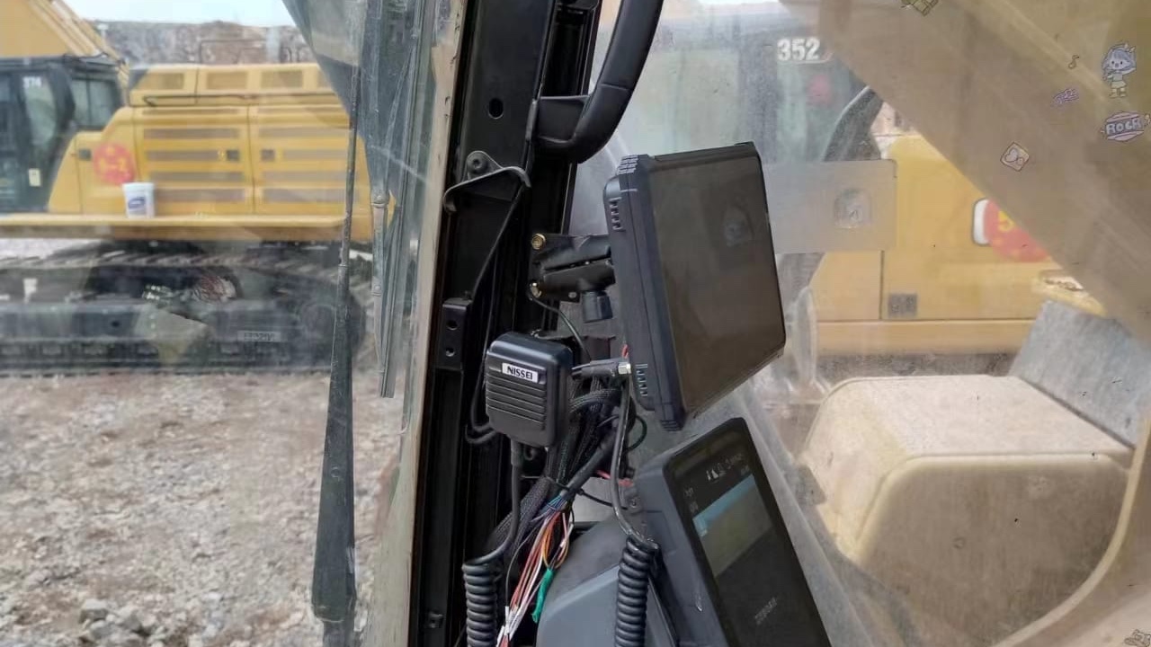 Haul trucks working in an open-pit mining environment
