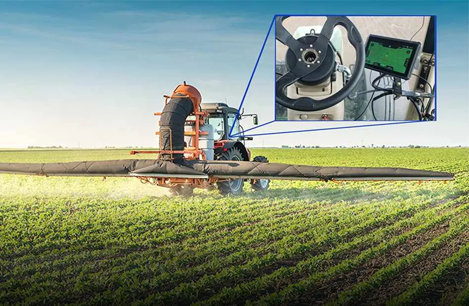 Agricultural auto-steering vehicle application