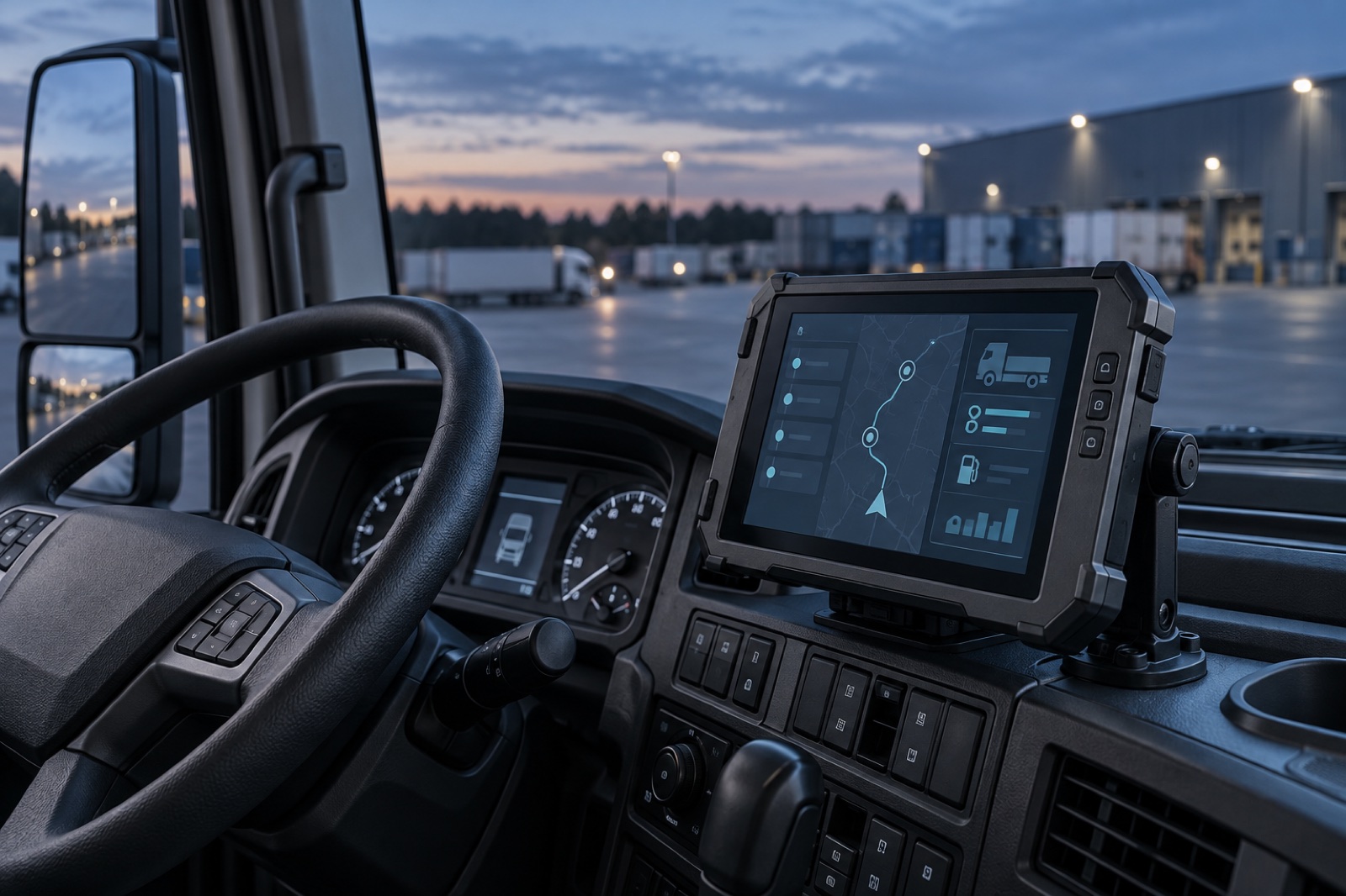 Fleet management vehicle application