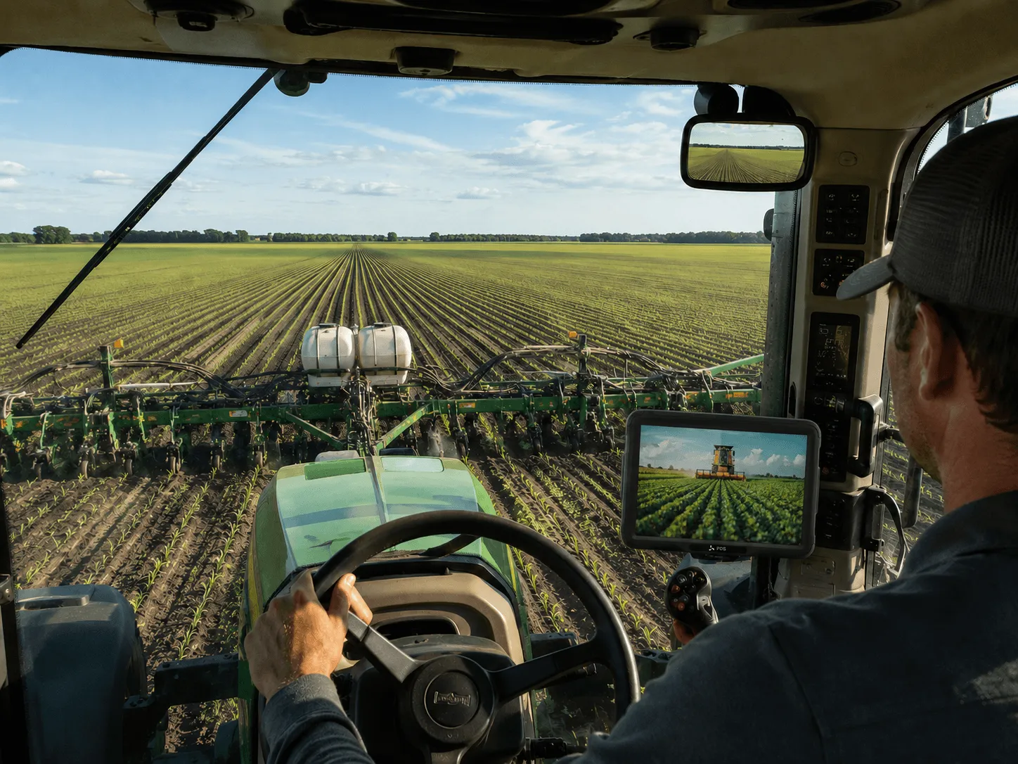 Precision agriculture vehicle application
