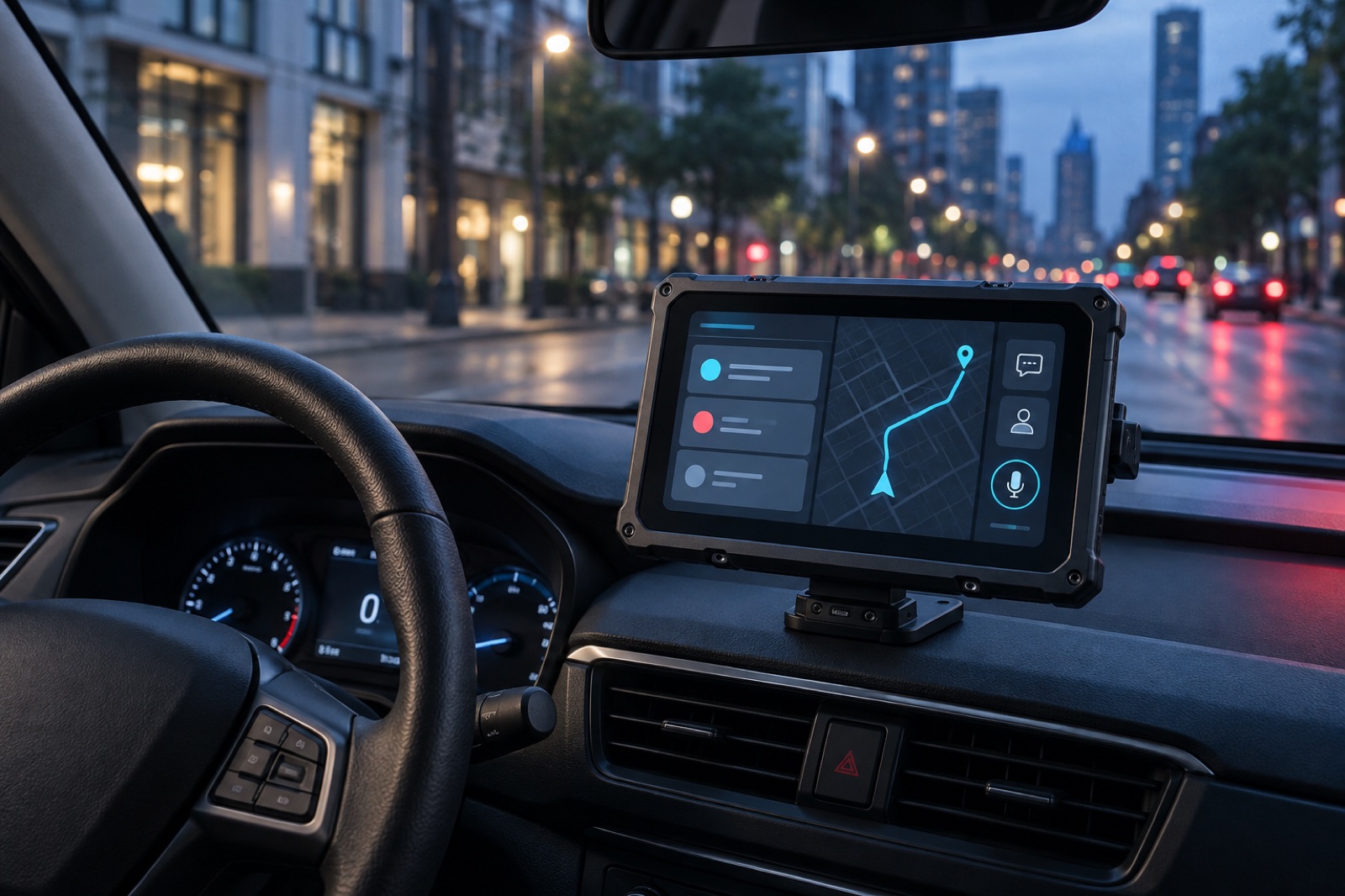 Taxi dispatch vehicle application